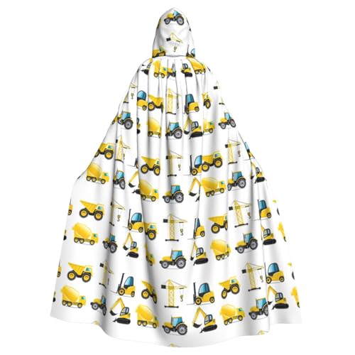 jingong Cartoon Heavy Machinery Truck Hooded Cloak Party Decoration Cape for Carnival Cosplay Costumes Maskerade and Theme Parties von jingong