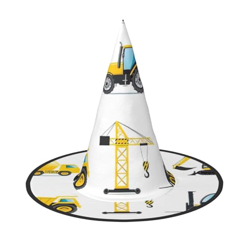 jingong Halloween-Hut mit Cartoon-Motiv und schweren Maschinen, 3er-Set, passend für Familien-Mottopartys, Hofdekoration, Karnevalspartys jingong Halloween-Hut mit Cartoon-Motiv und schweren Maschinen, 3er-Set, passend für Familien-Mottopartys, Hofdekoration, Karnevalspartys von jingong