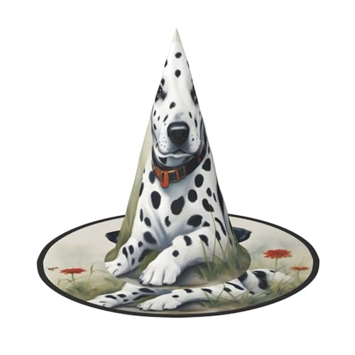 jingong Halloween-Hut mit Dalmatiner-Druck, 2er-Set, geeignet für Familien-Mottopartys, Hofdekoration, Karnevalspartys jingong Halloween-Hut mit Dalmatiner-Druck, 2er-Set, geeignet für Familien-Mottopartys, Hofdekoration, Karnevalspartys von jingong