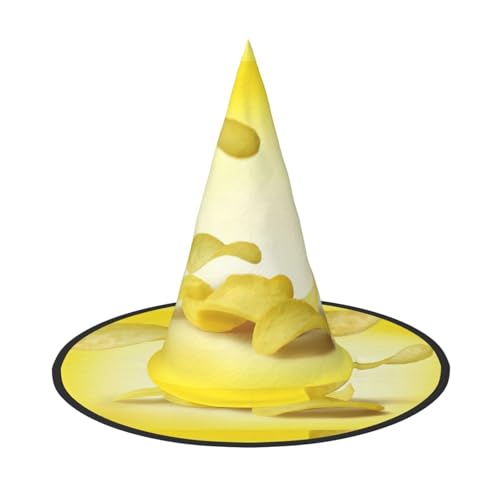 jingong Halloween-Hut mit Kartoffelchips, 2er-Set, geeignet für Familien-Mottopartys, Hofdekoration, Karnevalspartys jingong Halloween-Hut mit Kartoffelchips, 2er-Set, geeignet für Familien-Mottopartys, Hofdekoration, Karnevalspartys von jingong