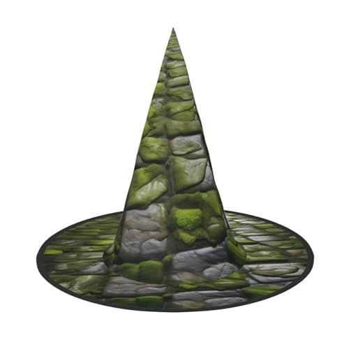 jingong Halloween-Hut mit Moosstein-Pflasterdruck, 3er-Set, passend für Familien-Mottopartys, Hofdekoration, Karnevalspartys jingong Halloween-Hut mit Moosstein-Pflasterdruck, 3er-Set, passend für Familien-Mottopartys, Hofdekoration, Karnevalspartys von jingong