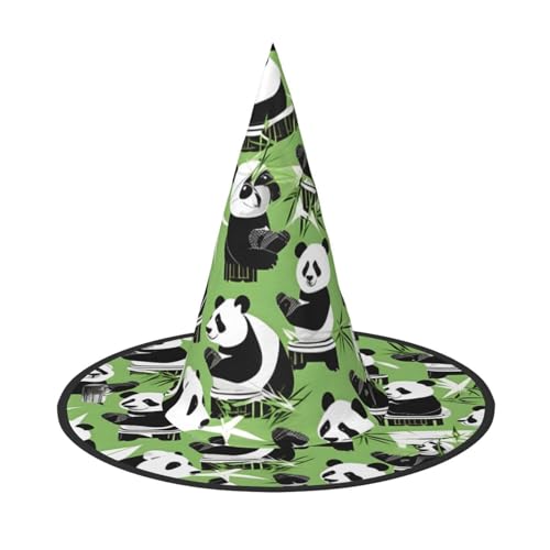 jingong Halloween-Hut mit Panda-Motiv, 2er-Set, geeignet für Familien-Mottopartys, Hofdekoration, Karnevalspartys jingong Halloween-Hut mit Panda-Motiv, 2er-Set, geeignet für Familien-Mottopartys, Hofdekoration, Karnevalspartys von jingong