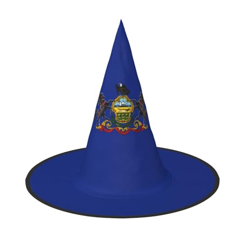 jingong Halloween-Hut mit Pennsylvania-Staatsflagge, 3er-Set, passend für Familien-Mottopartys, Hofdekoration, Karnevalspartys jingong Halloween-Hut mit Pennsylvania-Staatsflagge, 3er-Set, passend für Familien-Mottopartys, Hofdekoration, Karnevalspartys von jingong