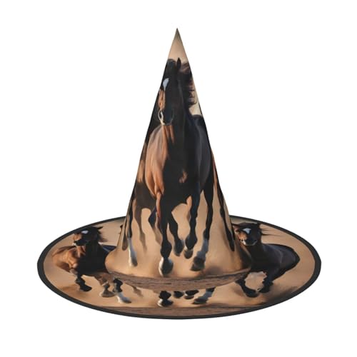 jingong Halloween-Hut mit laufenden Pferden, 3er-Set, geeignet für Familien-Mottopartys, Hofdekoration, Karnevalspartys jingong Halloween-Hut mit laufenden Pferden, 3er-Set, geeignet für Familien-Mottopartys, Hofdekoration, Karnevalspartys von jingong