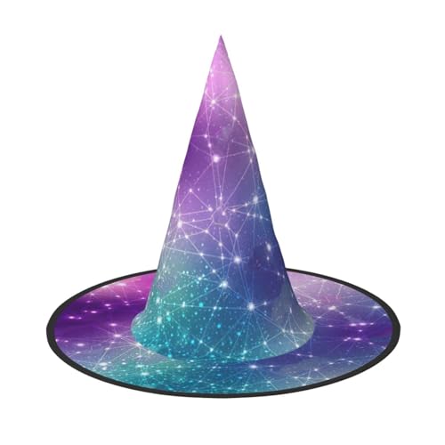 jingong Halloween-Hut mit magischem Weltraum-Druck, 2er-Set, geeignet für Familien-Mottopartys, Hofdekoration, Karnevalspartys jingong Halloween-Hut mit magischem Weltraum-Druck, 2er-Set, geeignet für Familien-Mottopartys, Hofdekoration, Karnevalspartys von jingong