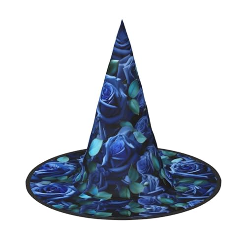 jingong Halloween-Hut mit vielen blauen Rosen, 2er-Set, geeignet für Familien-Mottopartys, Hofdekoration, Karnevalspartys jingong Halloween-Hut mit vielen blauen Rosen, 2er-Set, geeignet für Familien-Mottopartys, Hofdekoration, Karnevalspartys von jingong
