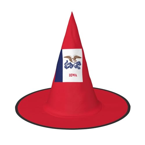 jingong Iowa Halloween-Hut mit Staatsflagge, 3er-Set, passend für Familien-Mottopartys, Hofdekoration, Karnevalspartys jingong Iowa Halloween-Hut mit Staatsflagge, 3er-Set, passend für Familien-Mottopartys, Hofdekoration, Karnevalspartys von jingong