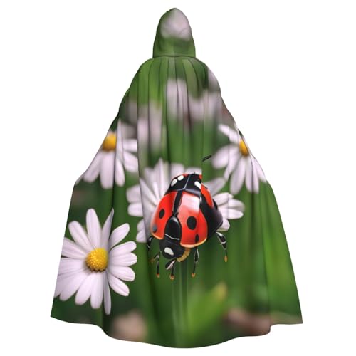 jingong Ladybug Daisy Hooded Cloak Party Decoration Cape for Carnival Cosplay Costumes Maskerade and Theme Parties von jingong