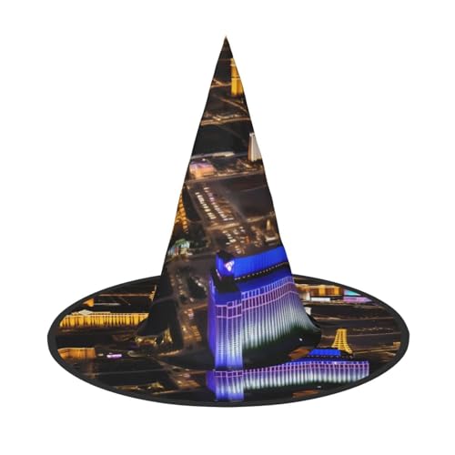 jingong Las Vegas Halloween-Hut mit Nachtdruck, 3er-Set, geeignet für Familien-Mottopartys, Hofdekoration, Karnevalspartys jingong Las Vegas Halloween-Hut mit Nachtdruck, 3er-Set, geeignet für Familien-Mottopartys, Hofdekoration, Karnevalspartys von jingong