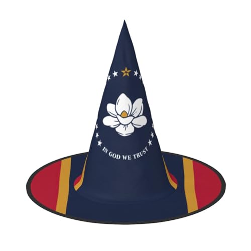jingong Mississippi Halloween-Hut mit Staatsflagge, 3er-Set, passend für Familien-Mottopartys, Hofdekoration, Karnevalspartys jingong Mississippi Halloween-Hut mit Staatsflagge, 3er-Set, passend für Familien-Mottopartys, Hofdekoration, Karnevalspartys von jingong