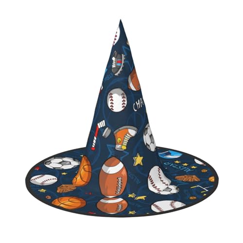 jingong Sport-Baseball-Spiel-Druck, Halloween-Hut, 3er-Set, geeignet für Familien-Mottopartys, Hofdekoration, Karnevalspartys jingong Sport-Baseball-Spiel-Druck, Halloween-Hut, 3er-Set, geeignet für Familien-Mottopartys, Hofdekoration, Karnevalspartys von jingong