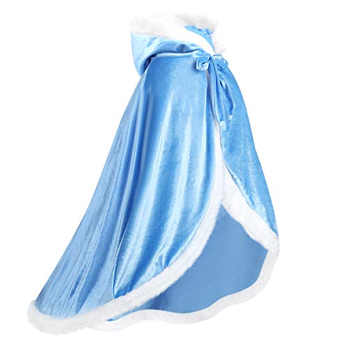 jinwinda Prinzessin Ankleiden Kostüm gefroren Mädchen Halloween Kap, elsa costume princess cosplay dress up von jinwinda