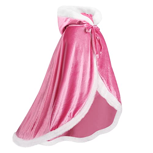 jinwinda Prinzessin Kostüme für Mädchen Dress Up Hodded Cape Cloaks Halloween Weihnachten von jinwinda