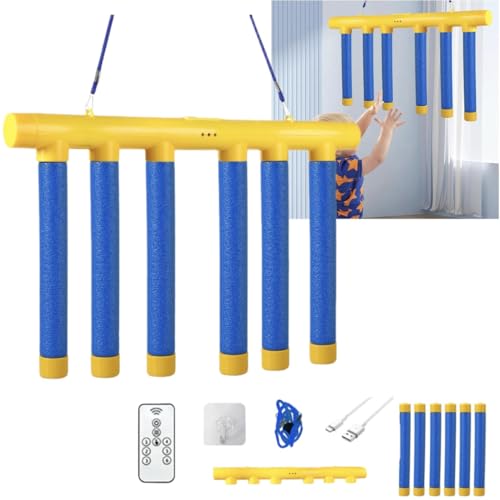 Fangstäbchen-Spiel, Reaktionstrainingsspielzeug, Drop-Sticks-Spiel, Fangstäbchen-Spiel, Hand-Augen-Koordinations-Reaktionstrainingsspielzeug, 3 einstellbare Geschwindigkeiten, Upgrade-Fernbedienung(A) von jinzha