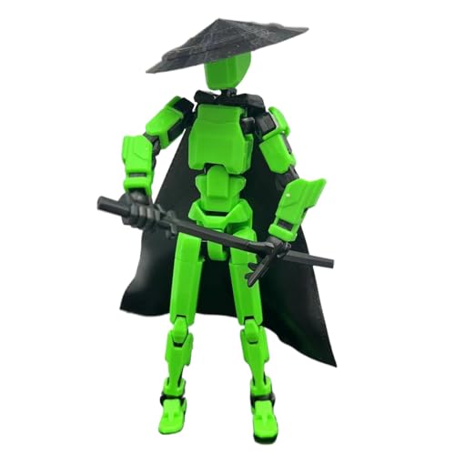 jlceh 3D-gedruckte Roboter-Actionfigur,3D-gedruckte Actionfigur | Mehrgelenkiger beweglicher Roboter, bewegliche Figur | Bewegliche sensorische Desktop-Figur, einzigartiges Sammlerstück für Kognition, von jlceh