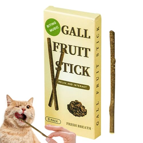 jlceh Katze-Minze-Sticks | 6 Stück Katzenkauspielzeug Kätzchen Beißspielzeug Katzenminze Spielzeug | Zahnpflege-Katzenspielzeug, essbares Kätzchenspielzeug zum Lecken von Katzen von jlceh