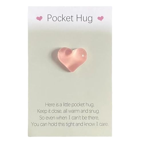 jlceh Pocket Hug Card – tolle inspirierende Karten, tolle inspirierende Karten, Fernbeziehungskarten für Freunde, Frauen, Freundin von jlceh