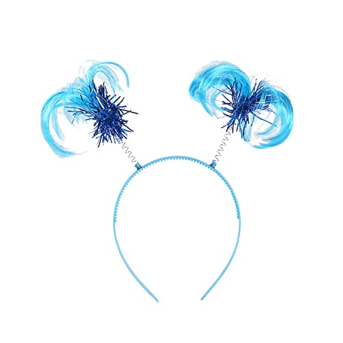 jojnsha Lametta umwickelte Pferdeschwänze, Stirnband, Party, patriotische Paraden, Maosi-Haarband, mehrfarbig, Perücke, Stirnband, Kostümzubehör, Pferdeschwanz, Kopfschmuck jojnsha Lametta umwickelte Pferdeschwänze, Stirnband, Party, patriotische Paraden, Maosi-Haarband, mehrfarbig, Perücke, Stirnband, Kostümzubehör, Pferdeschwanz, Kopfschmuck von jojnsha