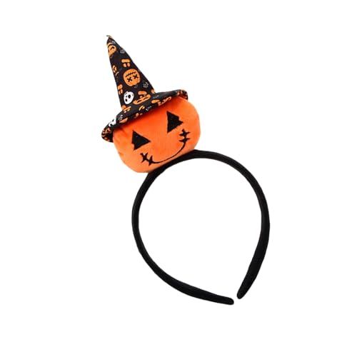 jojobasec Halloween-Kürbis-Stirnbänder, verstellbare Kinder-Kopfbedeckung, bequemer Kopfschmuck für Kinder- und Erwachsenenkostüme von jojobasec