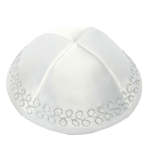 jojobasec Stickmütze für Erwachsene, atmungsaktiv, Israel National Kippah-Hut, Yarmulke-Hut, Totenkopf, traditioneller Kippah von jojobasec