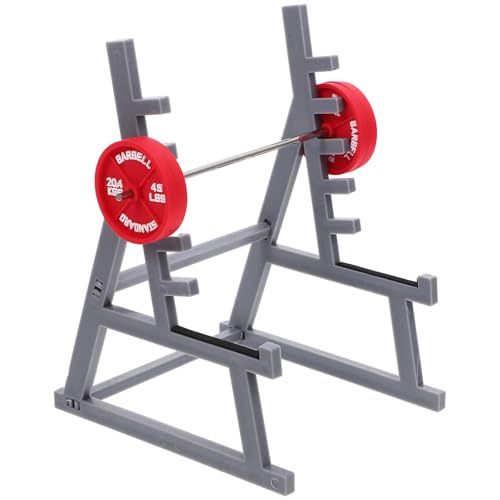 jojofuny 1 Set Squat Rack Stifthalter Mit Mini-Langhantel Fürs Büro Lustiger Stifthalter Für Männer Schreibtisch Mini-Stift-Organizer Einzigartig Für Gewichtheber-Fans von jojofuny