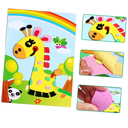 jojofuny 20st Kinderaufkleber Handgemachte Aufkleber Bastelzubehör Für Kinder Lernspielzeug Mosaik-Aufkleber-Kunst DIY-Sticker-kit Mosaikaufkleberkunst Für Kinder Klein 3D Bastelbedarf jojofuny 20st Kinderaufkleber Handgemachte Aufkleber Bastelzubehör Für Kinder Lernspielzeug Mosaik-Aufkleber-Kunst DIY-Sticker-kit Mosaikaufkleberkunst Für Kinder Klein 3D Bastelbedarf von jojofuny