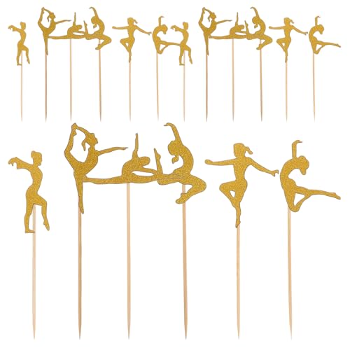jojofuny 24 Pcs Fitness Cupcake Muffin Deko: Aerobic Yoga Kuchen Topper Papier Topper Glitter Tänzerin Kuchen Dessert Pick für Geburtstag Sports Party Deko jojofuny 24 Pcs Fitness Cupcake Muffin Deko: Aerobic Yoga Kuchen Topper Papier Topper Glitter Tänzerin Kuchen Dessert Pick für Geburtstag Sports Party Deko von jojofuny