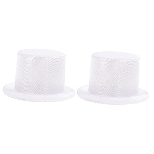 jojofuny 2st Mini-hut Mini-bowlerhut - Kleine Cowboyhüte Cowgirl-hüte Handgefertigter hut hüte Zum Basteln -clown-kappe -kappe Diy Kind Stoff Puppe atur Weiß jojofuny 2st Mini-hut Mini-bowlerhut - Kleine Cowboyhüte Cowgirl-hüte Handgefertigter hut hüte Zum Basteln -clown-kappe -kappe Diy Kind Stoff Puppe atur Weiß von jojofuny
