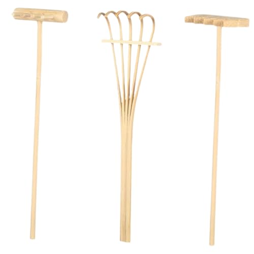 jojofuny 3 Stück Mini Zen Garten Rechen Teiliges aus Leichtem Kunststoff Kleine Gartengeräte für Sandkästen Kreativ und Langlebig für Home Office Tischdekoration und Meditationsspielzeug jojofuny 3 Stück Mini Zen Garten Rechen Teiliges aus Leichtem Kunststoff Kleine Gartengeräte für Sandkästen Kreativ und Langlebig für Home Office Tischdekoration und Meditationsspielzeug von jojofuny