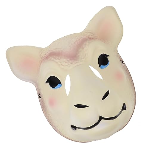 jojofuny Gesicht Weiße Schafmaske Sickerkopfmaske Antilope Tiermaske Tiermaske Kostüm Voller Kopf Realistische Maske Partymaske Für Kostüm Maskerade Party Cosplay Partyzubehör von jojofuny