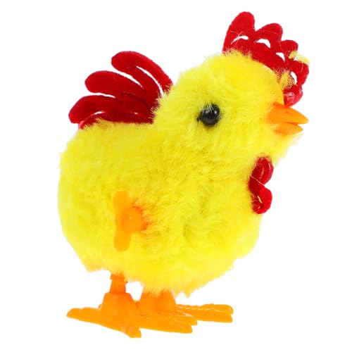 jojofuny Wind Up Chicken Toy Simulated Plush Baby Chick Toys Novelty Chicken Windup Toys for Easter Egg Party Favors von jojofuny