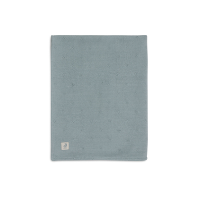 jollein Decke Cosy Knit Sea Green/Velvet 100 x 150cm von jollein