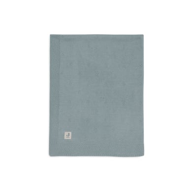 jollein Decke Cosy Knit Sea Green 100 x 150cm von jollein