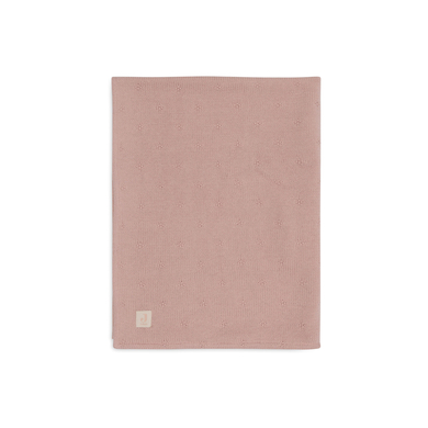 jollein Decke Cosy Knit Wild Rose/Velvet 100 x 150cm von jollein