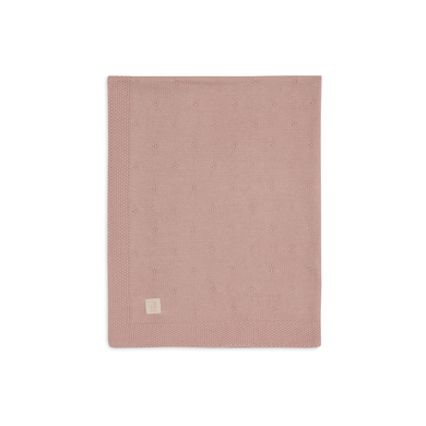 jollein Decke Cosy Knit Wild Rose 100 x 150cm von jollein