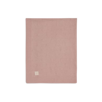 jollein Decke Cosy Knit Wild Rose 100 x 150cm von jollein