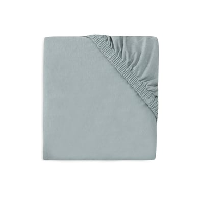 jollein Spannbettlaken Laufgitter Jersey 75x95cm - Sea Green von jollein