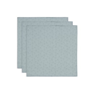 jollein Spucktuch 3er-Pack Miffy Silhouettes Sea Green 70 x 70 cm von jollein