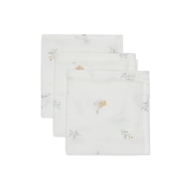 jollein Spucktuch Lovely Birds 3er-Pack 31 x 31 cm von jollein