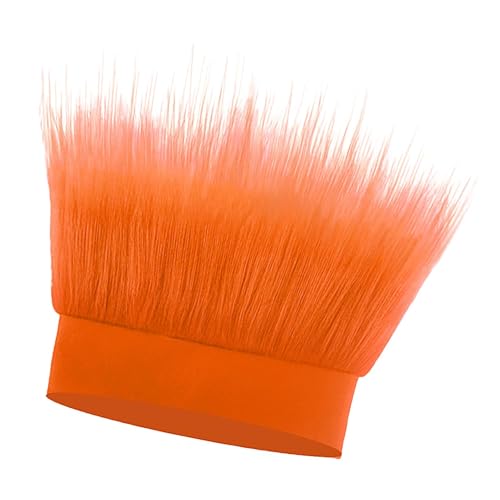 jopiuieo Haariges Stirnband, Lustige Flauschige -Hair-Perücke Troll, Haar-Kostüm-Stirnband Cosplay Kostüm Kopfbedeckung Für Sportpartys, Kostüme, Cosplay Und Hallowee, Orange1 von jopiuieo