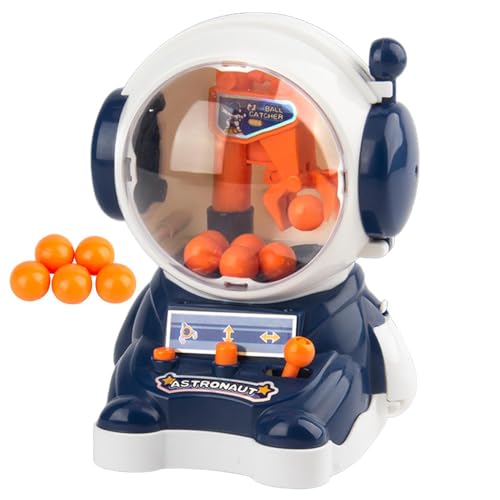 jopiuieo Kleine Arcade-Spielautomaten, Kleine Verkaufsautomaten für Kinder - Kompakter Arcade-Spielautomat mit niedlichem Astronauten-Design für Mädchen,Kinderkrallenmaschine, Spielzeug für Kinder, von jopiuieo