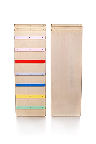 joy of nature Holz Rampe Rutsche 2in1 Kletterrampe Rutschbrett für Kletterdreieck Pikler Dreieck, Indoor Rutsche Kinder ab 1J., bunt 49607 joy of nature Holz Rampe Rutsche 2in1 Kletterrampe Rutschbrett für Kletterdreieck Pikler Dreieck, Indoor Rutsche Kinder ab 1J., bunt 49607 von joy of nature