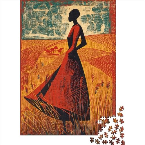 Afrikanische Frau auf dem FeldPuzzle 1000 Teile Für Erwachsene, Lernspiele38x26cm/1000pcs Afrikanische Frau auf dem FeldPuzzle 1000 Teile Für Erwachsene, Lernspiele38x26cm/1000pcs von kaiyun