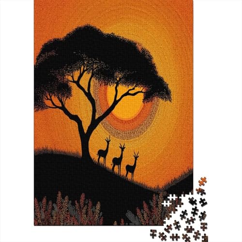 Afrikanische Sommerkunst 38x26cm/1000pcs Puzzle, Lernspiel Impossible Herausforderungsspielzeug Für Erwachsene Teenager Afrikanische Sommerkunst 38x26cm/1000pcs Puzzle, Lernspiel Impossible Herausforderungsspielzeug Für Erwachsene Teenager von kaiyun