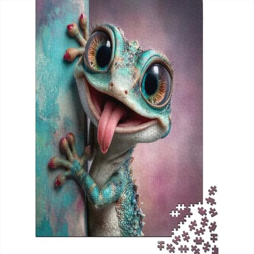 Cute Cartoon Eidechse 38x26cm/1000pcs Schwer Puzzle Lernspiel Impossible Herausforderung Spielzeug Für Erwachsene Kinder Cute Cartoon Eidechse 38x26cm/1000pcs Schwer Puzzle Lernspiel Impossible Herausforderung Spielzeug Für Erwachsene Kinder von kaiyun