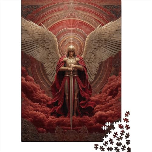Engel mit Schwert,Rätsel Für Erwachsene 70x50cm/1000pcs,Herausforderungsspiele Engel mit Schwert,Rätsel Für Erwachsene 70x50cm/1000pcs,Herausforderungsspiele von kaiyun