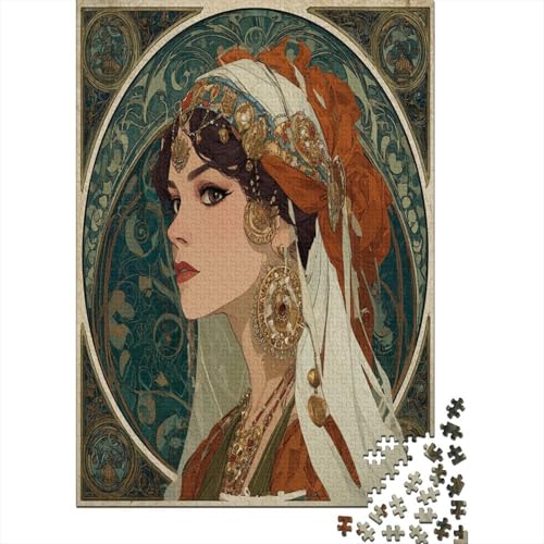 Frauenporträt 38x26cm/1000pcs Erwachsenenpuzzle - DIY-Puzzlespielzeug Frauenporträt 38x26cm/1000pcs Erwachsenenpuzzle - DIY-Puzzlespielzeug von kaiyun