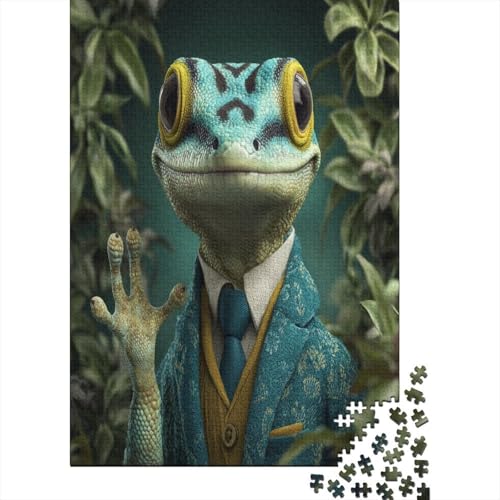 Gecko-Porträt Puzzle 1000 Teile Für Erwachsene, Lernspiele, Heimdekoration38x26cm/1000pcs Gecko-Porträt Puzzle 1000 Teile Für Erwachsene, Lernspiele, Heimdekoration38x26cm/1000pcs von kaiyun