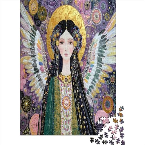 Geflügelter Engel, umgeben von Blumen und goldenem Heiligenschein 70x50cm/1000pcs Schwer Puzzle Lernspiel Impossible Herausforderung Spielzeug Für Erwachsene Kinder Geflügelter Engel, umgeben von Blumen und goldenem Heiligenschein 70x50cm/1000pcs Schwer Puzzle Lernspiel Impossible Herausforderung Spielzeug Für Erwachsene Kinder von kaiyun