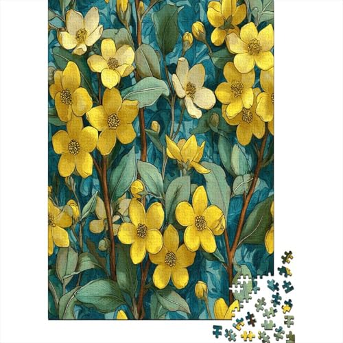 Gelbes Jasminmuster 70x50cm/1000pcs Puzzle, Lernspiel Impossible Herausforderungsspielzeug Für Erwachsene Teenager Gelbes Jasminmuster 70x50cm/1000pcs Puzzle, Lernspiel Impossible Herausforderungsspielzeug Für Erwachsene Teenager von kaiyun